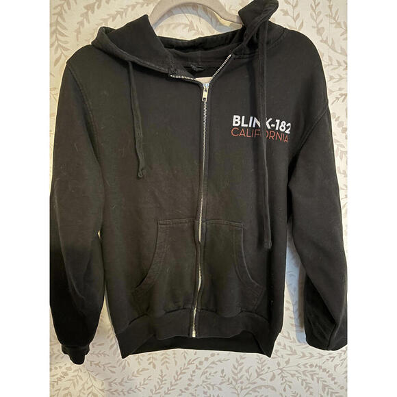 Tops - SOLD DO NOT BUY Blink-182 California Black Zip-Up Tour Hoodie Small